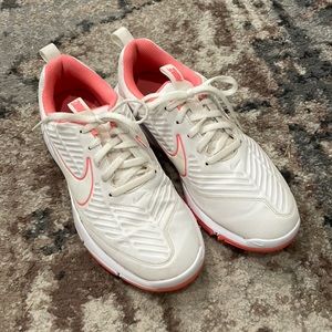 Nike Women's Athletic Shoes - White and Pink